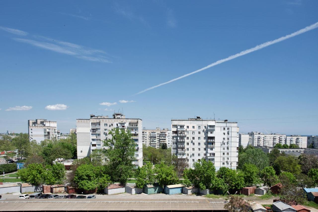 Дворівнева Квартира Для 5 Гостей 65А Tjornomorsk Eksteriør billede